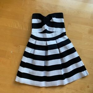 Black & White Striped Dress